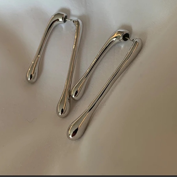 NWT STERLING SILVER UNIQUE EARRINGS - Picture 4 of 4